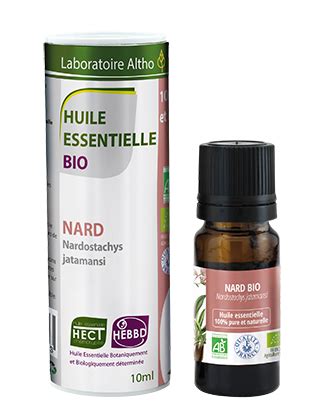 Organic nard essential oil, altho laboratory, gascony