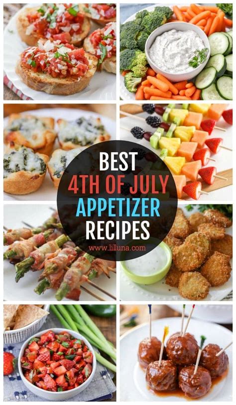 30+ 4th of July Appetizer Recipes | Lil' Luna