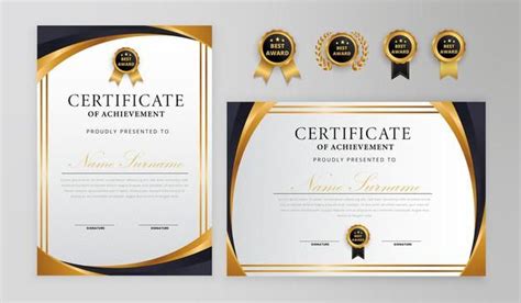 Pin on Certificate design template