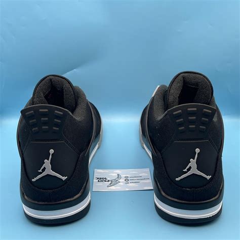 Air Jordan 4 Retro “Black Canvas”- Black/Light Steel... - Depop