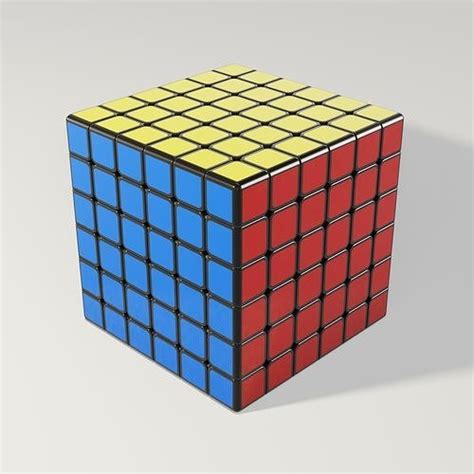 Rubiks Cube 6x6 3D model | CGTrader