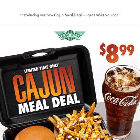 Got a cravin' for some Cajun? - Wingstop