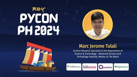 PyCon Philippines 2024 - Exploring Python for Decentralized Apps... by Marc Jerome Tulali - YouTube