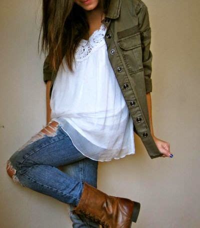 Cute Outfits for School with Combat Boots ~ CataNiceGirl