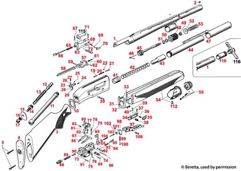 Winchester Model 1200 Parts Diagram