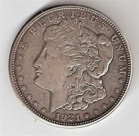 Morgan 1921 Silver Dollar Denver Mint Mark, - Etsy