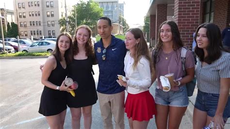 Shaka Smart, Marquette president Lovell, coach Duffy hand out free ...