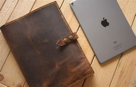 Personalized leather portfolio handmade legal case - FlixGifts