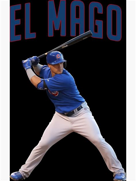 "El Mago Javier Baez" Poster for Sale by MagalyGentry | Redbubble