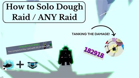 How to Solo Dough Raid / Any Raids Easily | Blox Fruits - YouTube