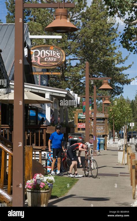 Tahoe City Lake Tahoe scenes Stock Photo - Alamy