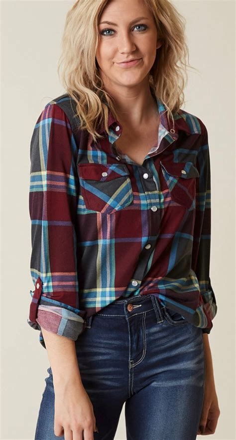 What to wear for fall : Daytrip Flannel Shirt | Buckle | Flannel shirt ...