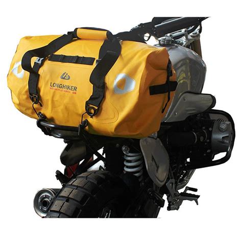 66L Motorcycle Luggage Bag Tail Bag Full Waterproof Night Reflect Knight Bag Sports Travel Bags ...