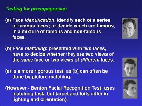 PPT - Prosopagnosia: PowerPoint Presentation, free download - ID:6711273