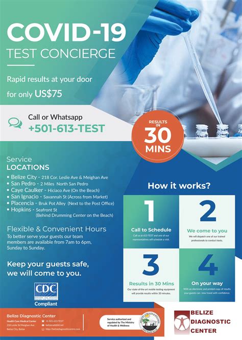 Where To Get A COVID-19 Test in Belize Before Travel to the U.S.