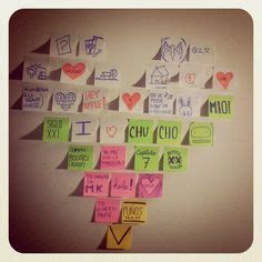 31 Original Post It note wall art ideas | post it art, post it notes ...