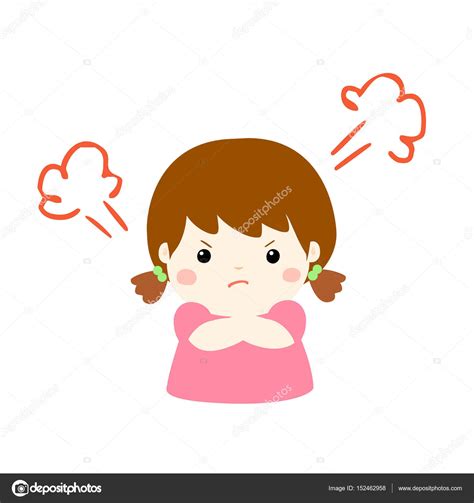 Upset Girl Clipart