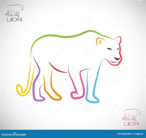 Vector Image Of An Female Lion Stock Vector - Image: 43582006