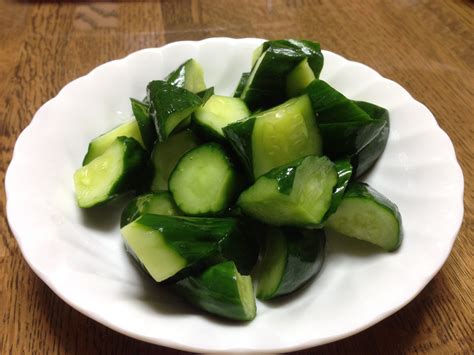 Cucumber Shio-zuke(Salt-preserved cucumber) | Japanese pickles ...