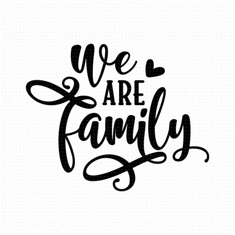 We Are Family Svg Png Eps Pdf Files Family Reunion Svg - Etsy | Family ...