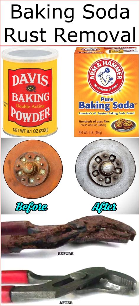 Baking Soda Rust Removal | How to remove rust, Baking soda uses, How to clean rust