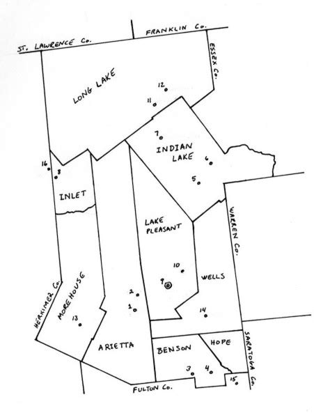 Map of Hamilton County Townships