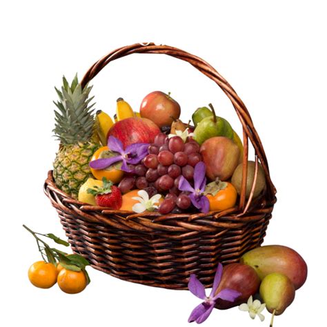 Fruit basket organic with seasonal available fruits and berries ...