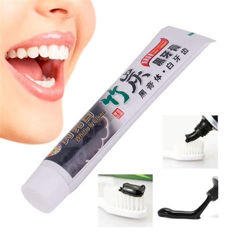 1pcs Bamboo Charcoal Toothpaste Whitening Black Toothpaste Charcoal Toothpaste Oral Hygiene ...