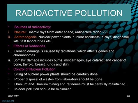 Environmental pollution control