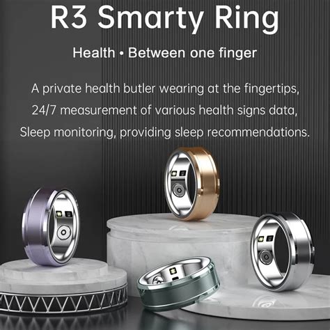 New Smart Ring Bracelet Heart Rate Monitoring Waterproof Blood Oxygen ...