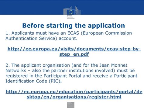 Jean Monnet Activities in Erasmus+ Programme APPLICATION PROCESS - ppt download