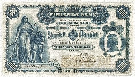 Finland 500 Markkaa (1897-1898) - Foreign Currency