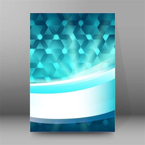 Premium Vector | Background report brochure cover pages a4 style ...