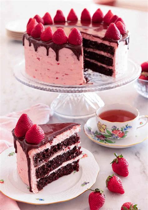 Chocolate Strawberry Cake - Preppy Kitchen