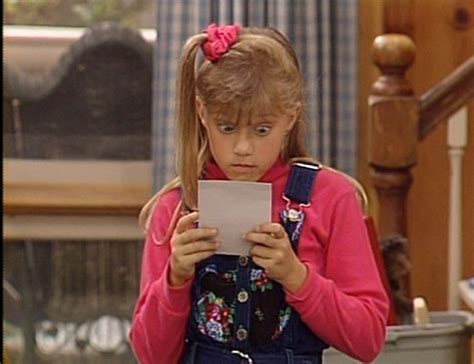 Stephanie reading a letter from Rusty - Stephanie Tanner Photo ...