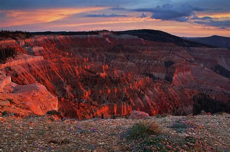 Cedar Breaks Amphitheater at Sunset Photograph by Ryan Timoney - Fine ...