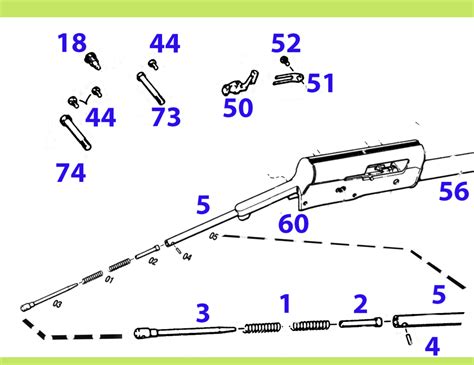 Browning A5 Illustrated Parts Breakdown - Arts Gun Shop