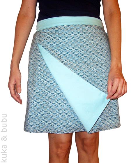 kuka and bubu: Wrap skirt (Pattern by Fitzpatterns)