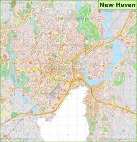 New Haven Maps | Connecticut, U.S. | Discover New Haven with Detailed Maps