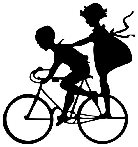 Download #C0C0C0 Kids On Bike SVG | FreePNGImg