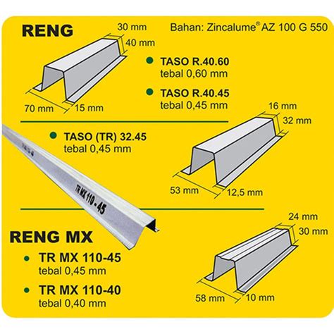 Jual RENG BAJA RINGAN TASO - 32.45 - Kota Balikpapan - TB. KOTA BERKAT | Tokopedia