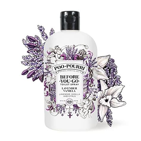 Poo-Pourri Before-You-Go Toilet Spray, Lavender Vanilla, Refill Bottle ...