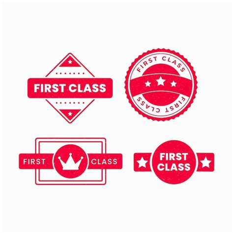 Free Vector | Flat design first class stamp collection