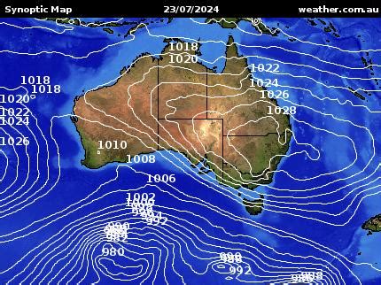 Synoptic Weather Map Australia