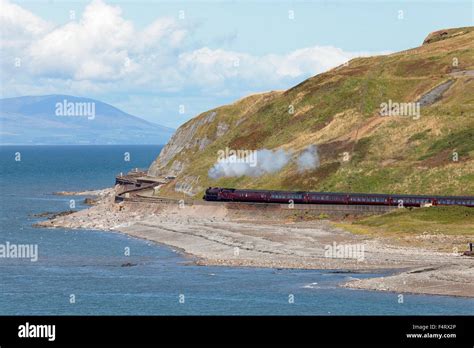 Steam locomotive LMS Jubilee Class 45699 Galatea. Parton Bay, Parton ...