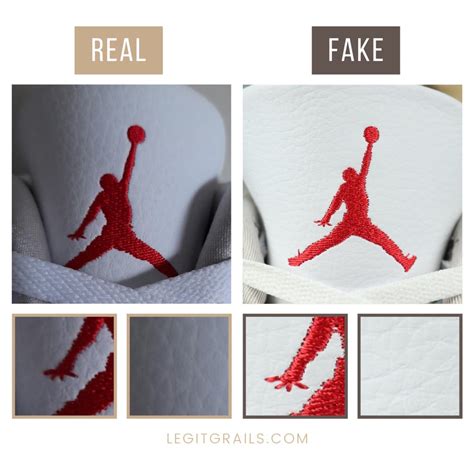 How To Spot Fake Jordan 4 Retro White Oreo Sneakers – LegitGrails