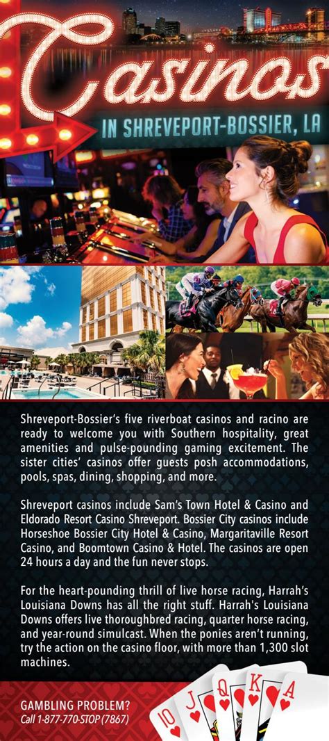 Shreveport-Bossier Casinos and Horse Racing by Visit Shreveport-Bossier ...