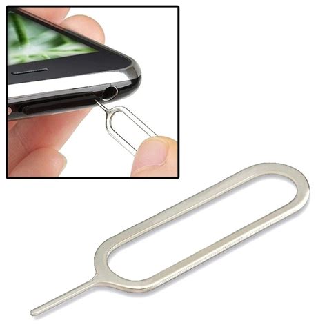 SIM Card Tray Open Eject Pin Key Removal Tool Needle Opener Ejector For iPhone Samsung SIM Cards ...