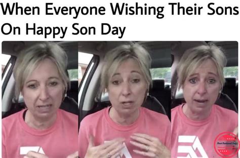 National Sons Day Memes, Funny Images & Captions 2023