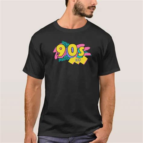 Retro 90s Kid Logo T-Shirt | Zazzle